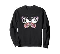 Johanna Butterfly - Personalized Cute Name Word Art Sweatshirt