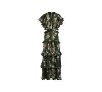 Johanna Ortiz La Vie En Rose ruffled floral-print maxi dress - Green 2