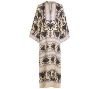 Johanna Ortiz Savannah Patterned Linen Maxi Tunic Dress - Beige - 8 (UK12 / M)