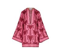 Johanna Ortiz shell-embellished printed tunic dress - Pink 0-2-4-6-8