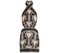 Johanna Ortiz Tide Strength Patterned Linen Mini Dress - Black - 8 (UK12 / M)