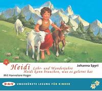 JOHANNA SPYRI - HANNELORE HOGER: HEIDIS LEHR-UND WANDERJAHRE 2 CD NEW