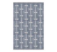 Johanna wool rug Light blue one size