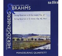 Manderling Quartett - Brahms: String Quartet in B flat major op.67; Herzogenberg: String Quartet in G minor op. 42, no.1