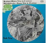Johannes Brahms / Felix Mendelssohn-Bartholdy - Suk Trio - Piano Trio In C Minor / Piano Trio In D Minor-LP