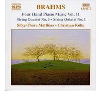 Johannes Brahms Four Hand Piano Music Vol. 11 (Matthies, Kohn) (CD) (US IMPORT)