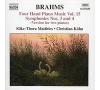 Matthies:Kohn - BRAHMS: Four-Hand Piano Music, Vol. 15