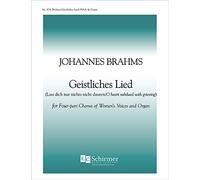 Johannes Brahms-Geistliches Lied-SSAA and Organ