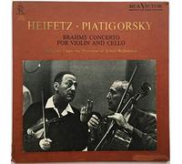 Johannes Brahms / Jascha Heifetz, Gregor Piatigorsky, Alfred Wallenstein, RCA Victor Symphony Orchestra - Concerto For Violin And Cello-LP