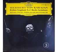 Johannes Brahms - Johannes Brahms , Herbert von Karajan , Berliner Philharmoniker - Symphony No. 3 o Haydn Variations - Deutsche Grammophon - 138926, Deutsche Grammophon - 138 926 SLPM