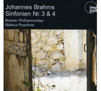 Johannes Brahms Johannes Brahms: Sinfonien Nr. 3 and 4 (CD) Album