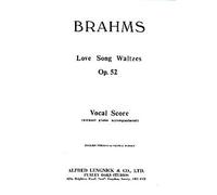 Johannes Brahms: Love Song Waltzes Opus 52. SATB: SATB: Vocal Score