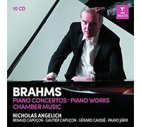 Nicholas Angelich Brahms: Piano Concertos, Piano Box New 0190295869212