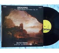 Johannes Brahms - Quintet for Piano, Two Violins, Viola and Cello op. 34. Bartok Quartet, Dezsö Ranki Stereo