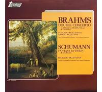 Johannes Brahms / Robert Schumann, Ruggiero Ricci, Giorgio Ricci (2), Kurt Masur, New Philharmonia Orchestra, Gewandhausorchester Leipzig - Double Concerto In A Minor For Violin, Cello & Orchestra/ Fantasy For Violin & Orchestra-LP