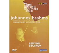 Johannes Brahms - Semyon Bychkov conducts Brahms: Symphonies Nos 3 & 4 [DVD] [2005]