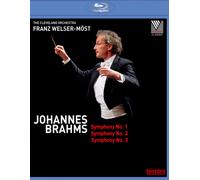 JOHANNES BRAHMS - SINFONIA N.1 OP.68, N.2 OP.73, N.3 OP.90 NEW DVD