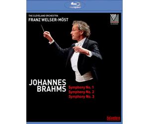 JOHANNES BRAHMS - SINFONIA N.1 OP.68, N.2 OP.73, N.3 OP.90 NEW DVD