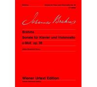 Johannes Brahms: Sonata for Cello and Piano in E Minor Op.38 (Wiener Urtext) UT50039