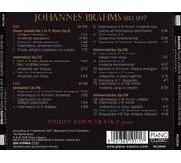 JOHANNES BRAHMS - SONATA PER PIANOFORTE N.3 OP.5, INTERMEZZI OP.117, KLAVIERSTUC