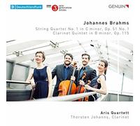 Johannes Brahms: String Quartet No. 1, Clarinet Quintet, Op. 115[CD]