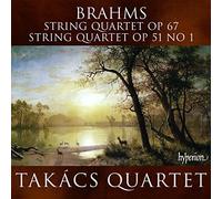 Johannes Brahms - String Quartets Op 67 51 No 1 - CD - J1398z