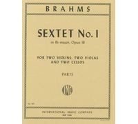 Johannes Brahms: String Sextet No. 1 in Bb Major, Op.18 (Set of Parts)