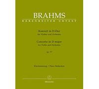 Johannes Brahms: Violin Concerto in D Major, Op.77 (Violin and Piano), Barenreiter Urtext BA9049-90