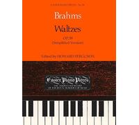 Johannes Brahms: Waltzes Op.39 (Simplified Version). Sheet Music for Piano