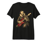 Johannes Kepler Rock Guitar Historical Art Premium T-Shirt