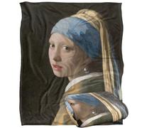 Johannes Vermeer Girl With A Pearl Earring Silky Touch Super Soft Throw Blanket 152 X 127 Cm