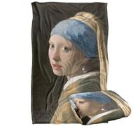 Johannes Vermeer Girl With A Pearl Earring Silky Touch Super Soft Throw Blanket 91 x 147 Cm