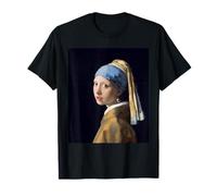 Johannes Vermeer Girl with Pearl Earring Art T-Shirt