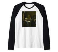 Johannes Vermeer The Astronomer Raglan Baseball Tee
