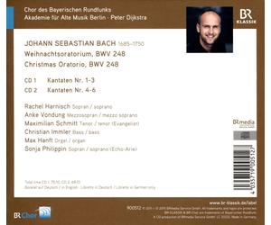 JOHANNSEBASTIANBACHWEIHNACHTSORATORIUM NEW CD