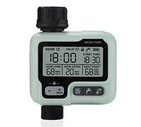 Johgee Water Timer, Watering Computer, Control Irrigation System for Garden Lawn, Automatic Irrigation, Rain Delay, Manual Control and Child Lock