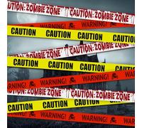 Johiux 15M Halloween Decorations Outdoor Caution Tape,3PCS Halloween Decor Indoor Caution Tape,Party Supplies Zombie,Haunted House,Danger Areas Decoration