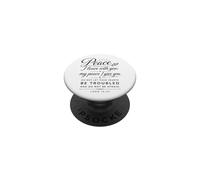 John 14:27 Peace I Leave With You Bible Scripture Faith God PopSockets Adhesive PopGrip