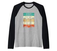 John 14,6 Bible Way, Truth, The Life Search God Raglan Baseball Tee
