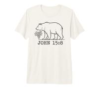 John 15 8 Bear Much Fruit Christian Scripture Premium T-Shirt