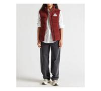John 2 Sleeveless Velvet Unisex Puffer Jacket Cherry red XS