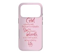 John 3:16 Bible Verse For God So Loved the World Case for iPhone 17 Pro