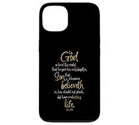John 3:16 Bible Verse For God So Loved the World Scripture Case for iPhone 13