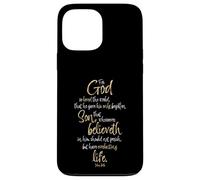 John 3:16 Bible Verse For God So Loved the World Scripture Case for iPhone 13 Pro Max