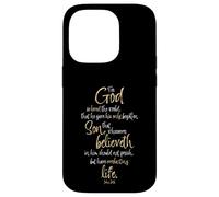 John 3:16 Bible Verse For God So Loved the World Scripture Case for iPhone 14 Pro