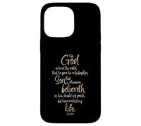 John 3:16 Bible Verse For God So Loved the World Scripture Case for iPhone 14 Pro Max
