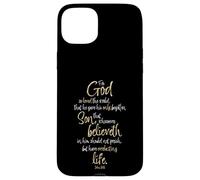 John 3:16 Bible Verse For God So Loved the World Scripture Case for iPhone 15 Plus