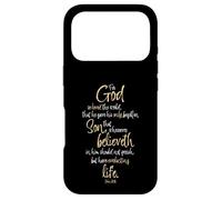 John 3:16 Bible Verse For God So Loved the World Scripture Case for iPhone 17 Pro