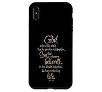 John 3:16 Bible Verse For God So Loved the World Scripture Case for iPhone XS Max