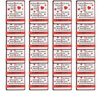 John 3:16 Bracelet Valentine Exchanges with Cards (24-Pack) - 7.25" Rubber Wristbands + 3.5" × 4.5" Cards with To/From - Faith-Themed Classroom Valentines & Church Handouts